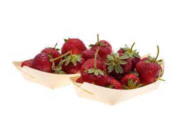 Wall Mural - strawberry isolated