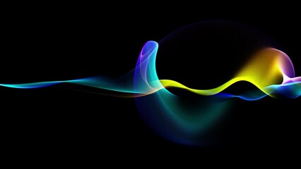 abstract background light wave