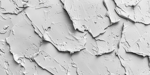Aufkleber - A close-up shot of white paint on a wall