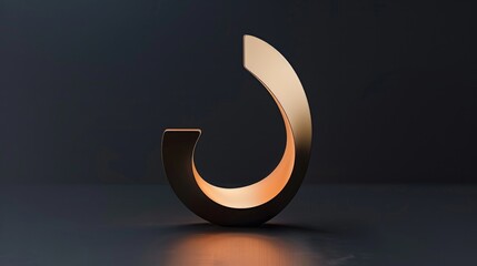 Poster - A desk lamp sitting on a table with a smooth surface and possibly some objects or decorations around it