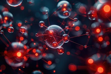 Poster - A group of soap bubbles rise and merge, creating an interesting visual effect