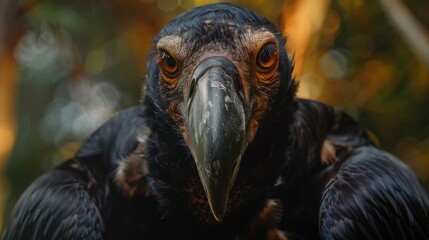 Poster - A close-up shot of a bird with an unusually large beak, suitable for use in nature or wildlife-related contexts