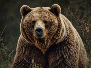 brown bear in the forest