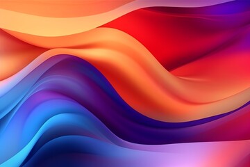 Abstract Background with Colorful Gradients and Movement