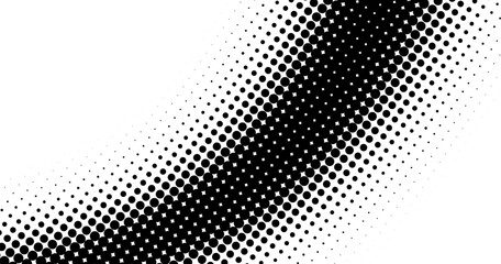 Wall Mural - halftone dots pattern. gradient halftone dots backgrounds