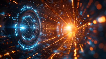 Futuristic Technology Structure