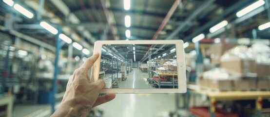 Poster - Technology concepts for smart manufacturing, industry 4.0, 5.0, augmented mixed reality for associating and predicting the installation of a new machine in the factory, and analyzing how to install