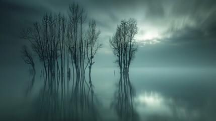 Wall Mural - Landscape photography, surrealism photography.