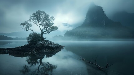 Wall Mural - Landscape photography, surrealism photography.