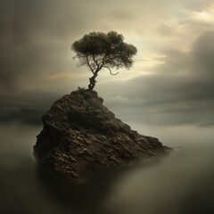 Wall Mural - Landscape photography, surrealism photography.