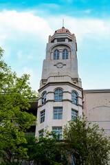 Canvas Print - old town hall tower