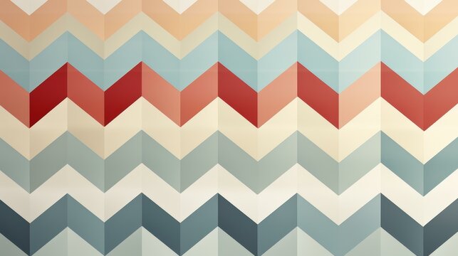 Stylish chevron pattern illustration with clean lines and pastel shades.