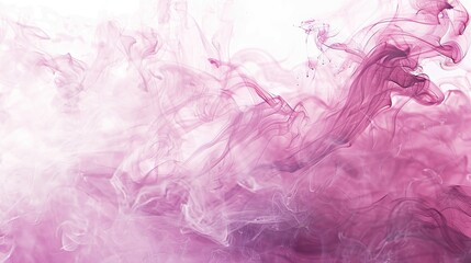 Sticker - Abstract liquid smoke background. Pink color ink dynamic motion background