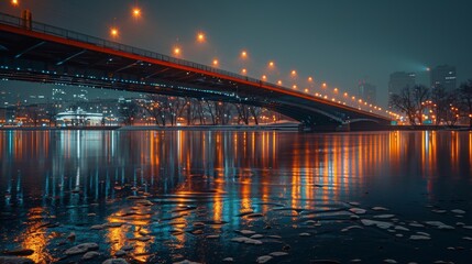 Sticker - Lights on the Bridge