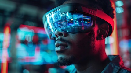 Developers working on augmented reality applications