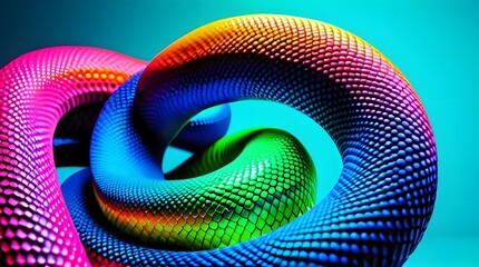 Wall Mural - colorful snake 