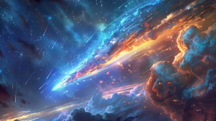 Wall Mural - Famous Halley's Comet