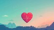 © indyntk - Heart rate flat design side view cardiology theme animation vivid