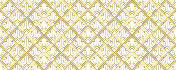 Wall Mural - art deco seamless pattern background, abstract pattern background decorative graphic design wallpape