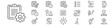 © yukipon00 - Task icon set. workflow multitasking editable stroke icons collection. Vector illustration