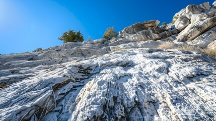 Canvas Print - steep slope visible img