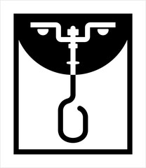 Sticker - Ceiling Hook Icon M_2405001