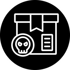 Wall Mural - Dangerous Goods Icon Style