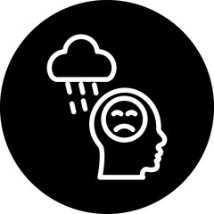 Poster - Depression Icon Style