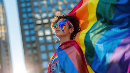 Wall Mural - Celebrating Pride City Style