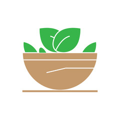 Sticker - salad logo icon