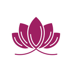 Wall Mural - lotus logo icon