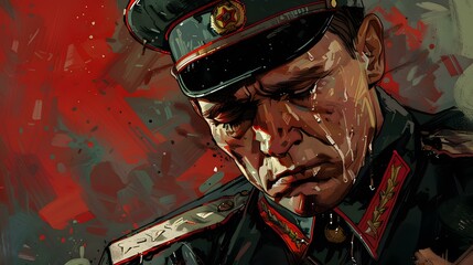 Poster - Portrait of a Soviet Officer