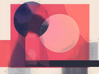 Poster - Minimalist Geometric Frame with Clean Lines and Simple Shapes Ideal for Modern Designs and Artwork
