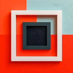 Poster - Modern Minimalist Frame with Bold Typography and Clean Lines for Contemporary Art Display