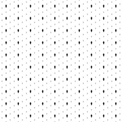 Poster - Square seamless background pattern from geometric shapes are different sizes and opacity. The pattern is evenly filled with small black man symbols. Vector illustration on white background