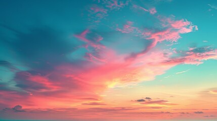 Wall Mural - Sky Gradients Celestial: A photo featuring the gradient of colors in the sky