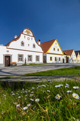 Canvas Print - Holasovice village UNESCO site, Southern Bohemia, Czech Republic