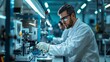 © Nawarit - Quality control in modern manufacturing, engineers inspecting products, advanced testing equipment