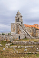 Sticker - Church of Santa Maria de Retortillo (Iglesia de Santa Maria), Juliobriga, Campoo de Enmedio, Matamorosa, Cantabria, Spain