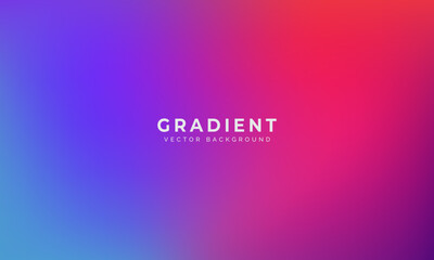Poster - modern soft gradient blurred multi colored background