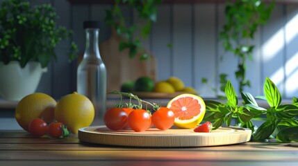 Canvas Print - food sketchup realistic