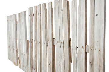 Canvas Print - Broken Wooden Fence