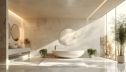 Interior of a bathroom