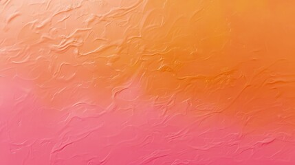 Wall Mural - Close-up view of a gradient from coral pink to tangerine orange.