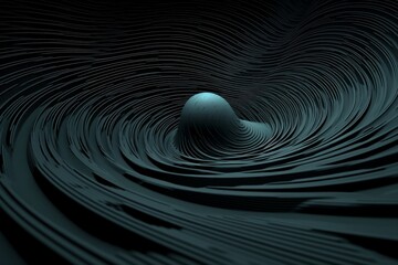 Wall Mural - irregular spiral technology background