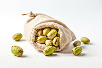 Sticker - Pistachios in a burlap bag