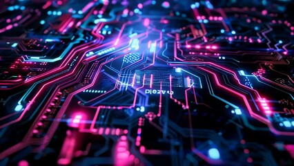 Poster - Generic digital technology background