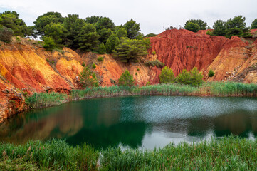 Bauxite quarry, Otranto, Puglia, Italy