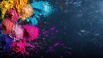 abstract background with colors splashes