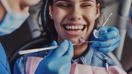 Poster - The happy dental check-up